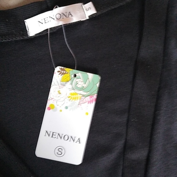 Nenona Black Snap Cardigan  Long Sleeve - Picture 4 of 7